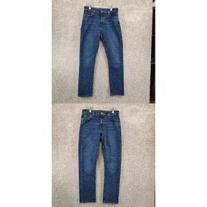 George Jeans Mens 32x32 (Fits 32x31) Dark Wash Relaxed Fit Denim Casual Comfort